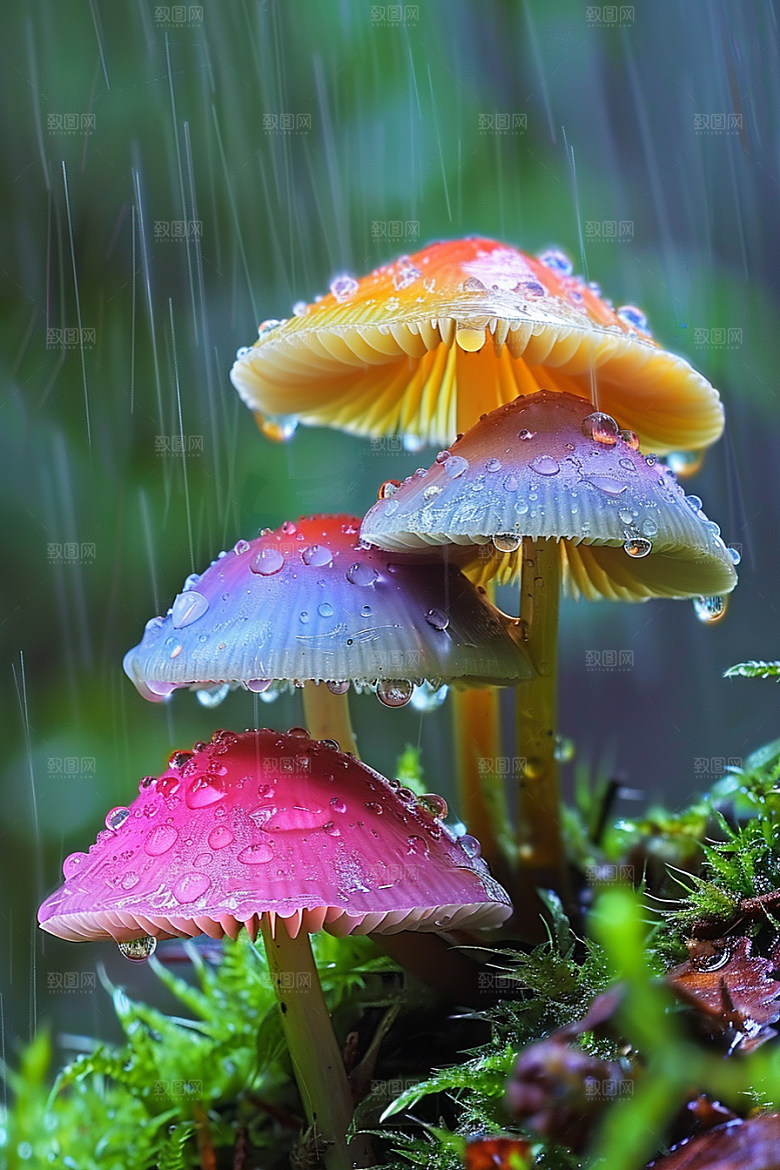 蘑菇山珍菌菇摄影图