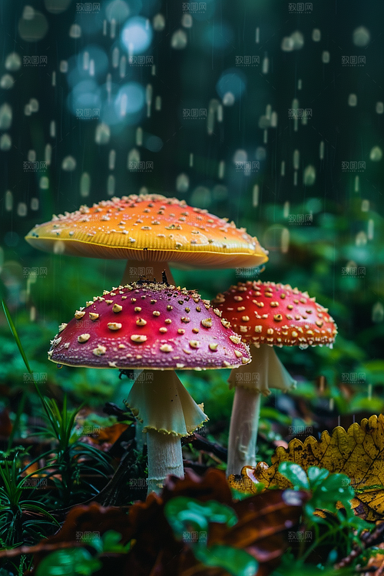 蘑菇美味菌子摄影图