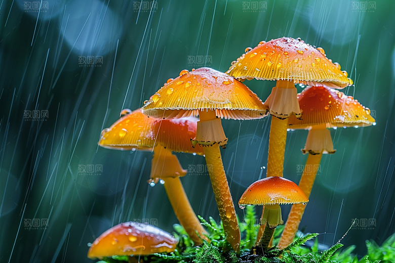 蘑菇鲜美菌菇摄影图