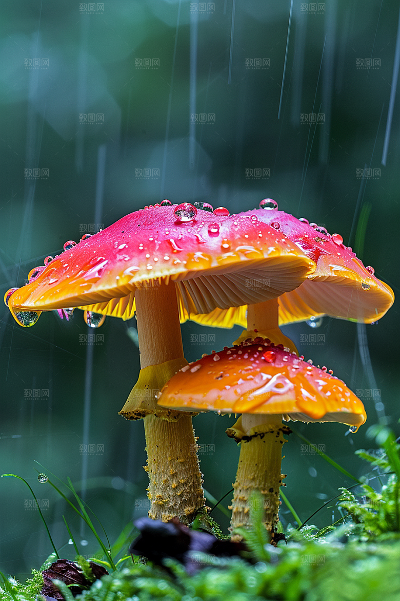 蘑菇美味清新摄影图