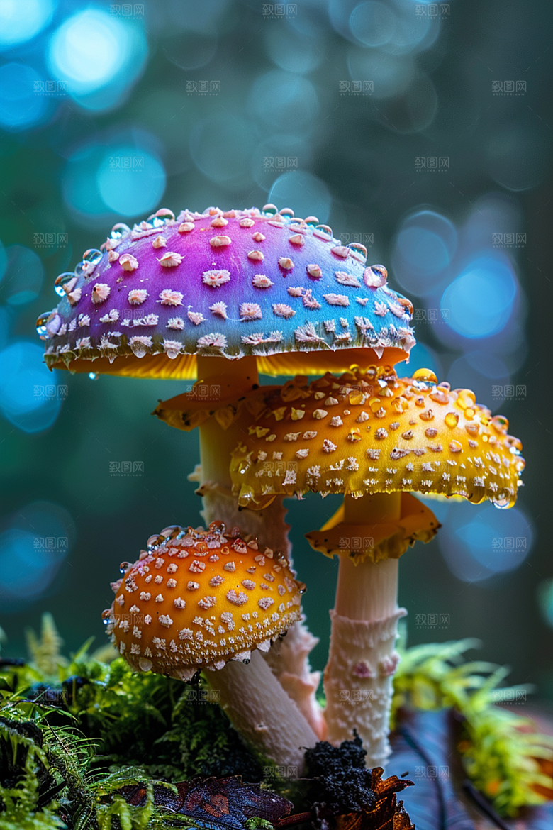 蘑菇清新自然摄影图