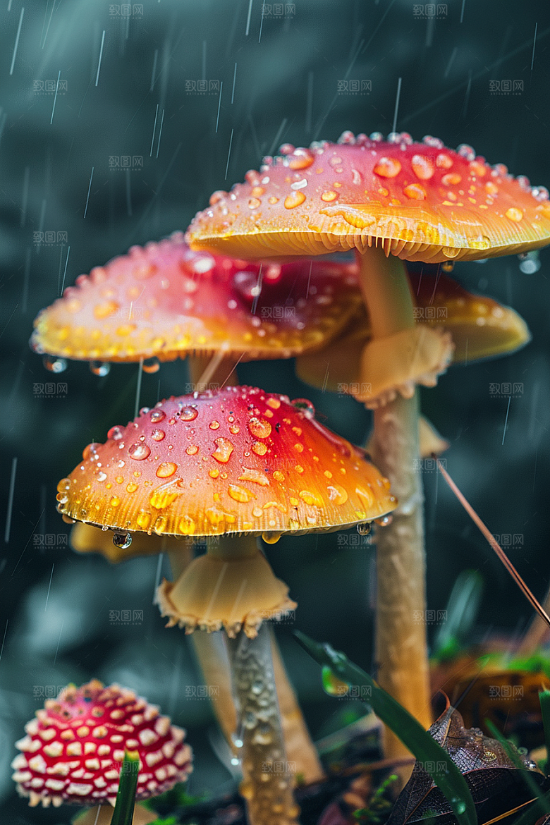 蘑菇鲜美菌菇摄影图