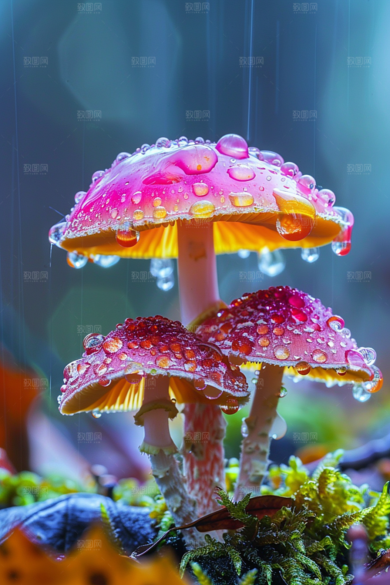 蘑菇菌菇自然摄影图