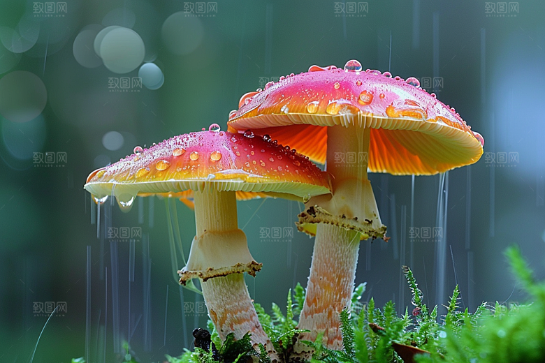蘑菇鲜美高清摄影图