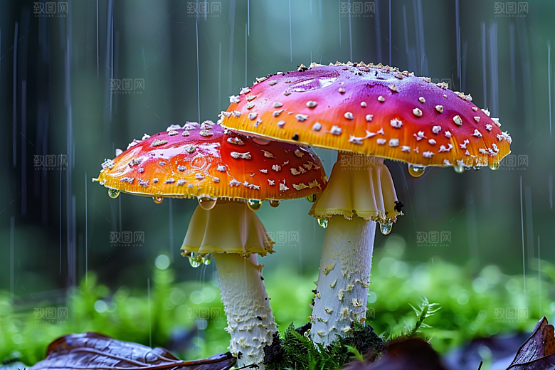 蘑菇云南菌子摄影图
