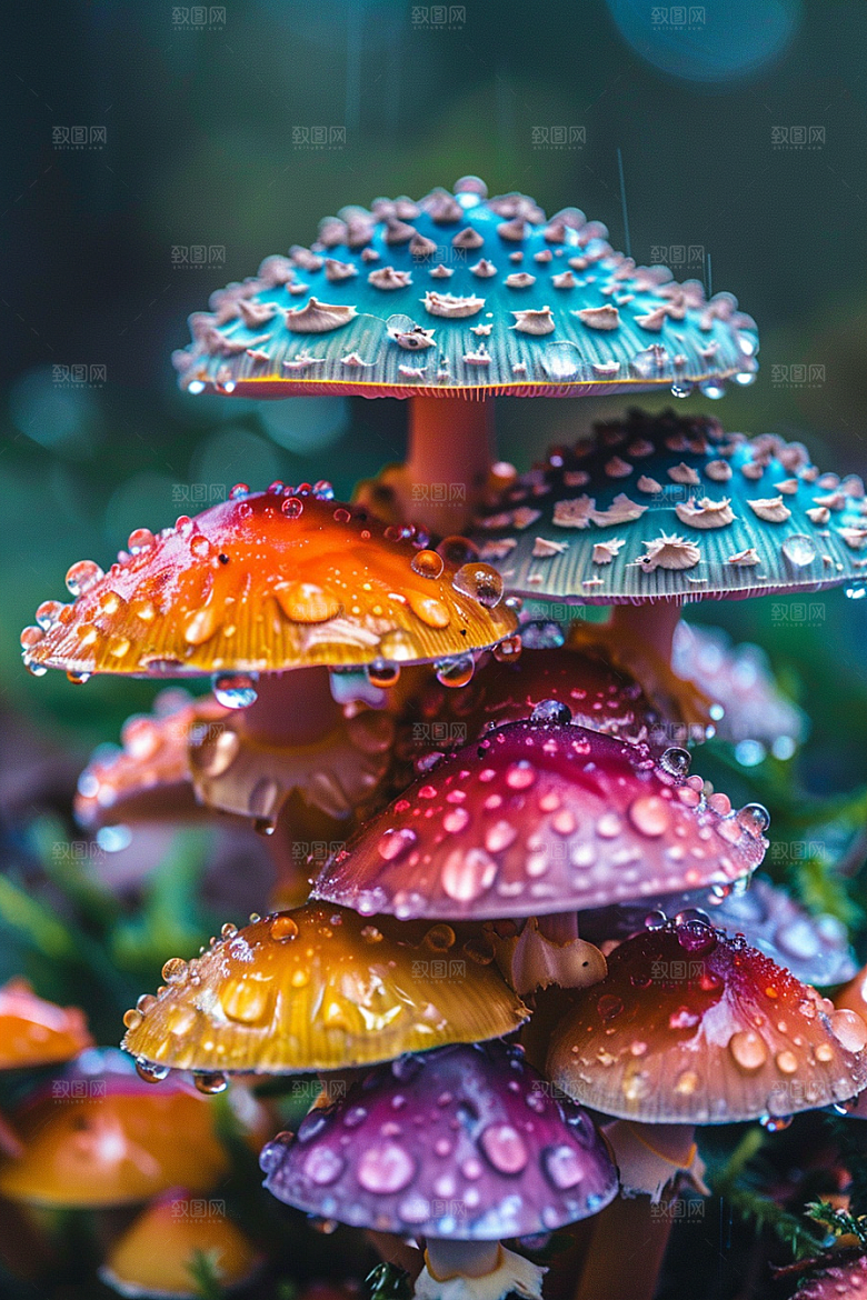 蘑菇菌子山珍摄影图