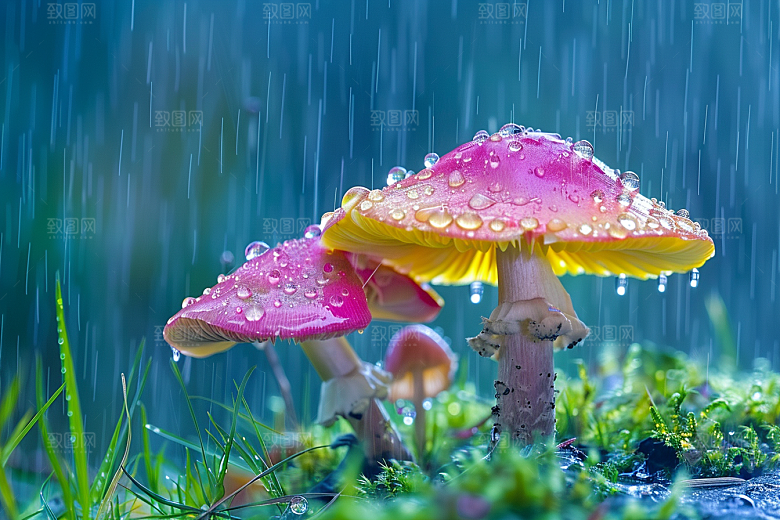 蘑菇云南自然摄影图