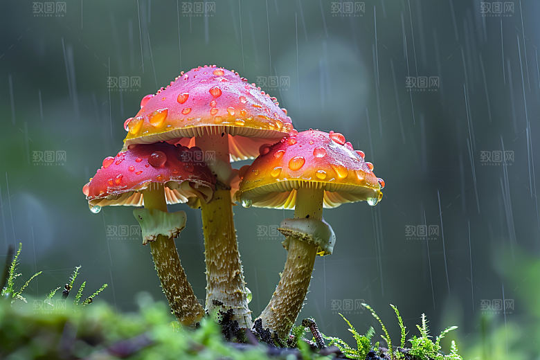 蘑菇菌菇食材摄影图