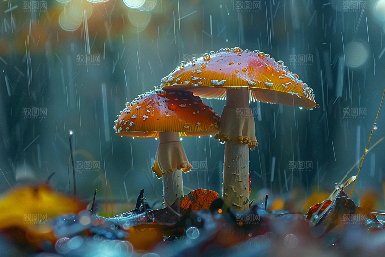 蘑菇高清云南摄影图