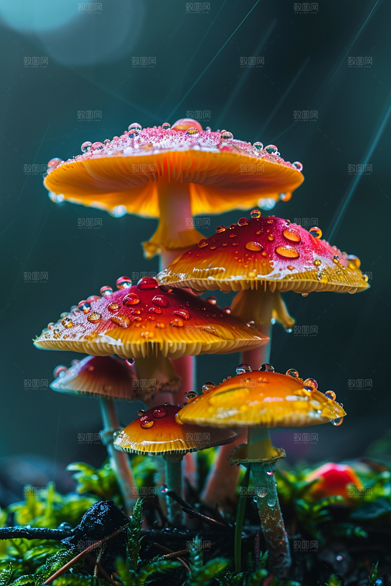 蘑菇菌子食材摄影图