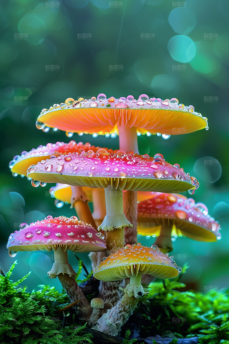 蘑菇食材山珍摄影图