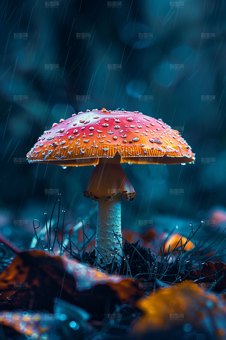 蘑菇山珍自然摄影图