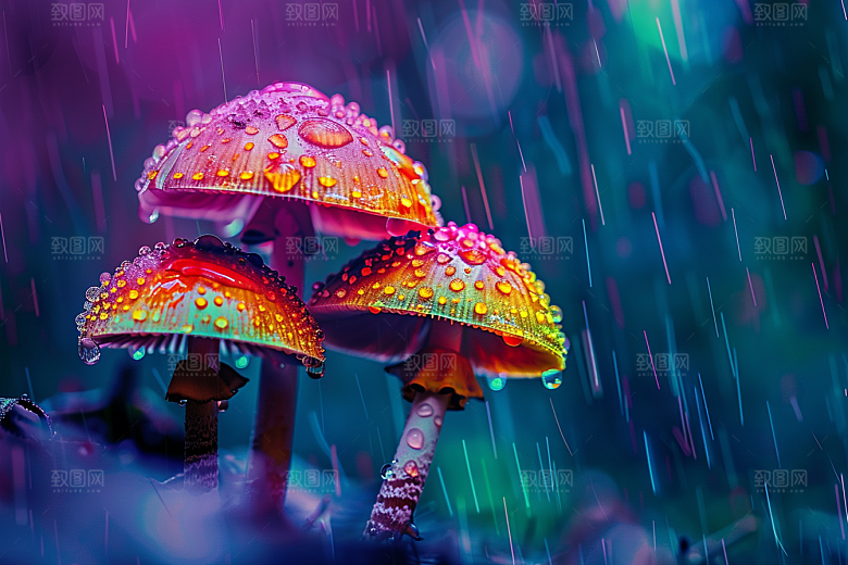 蘑菇山珍菌菇摄影图