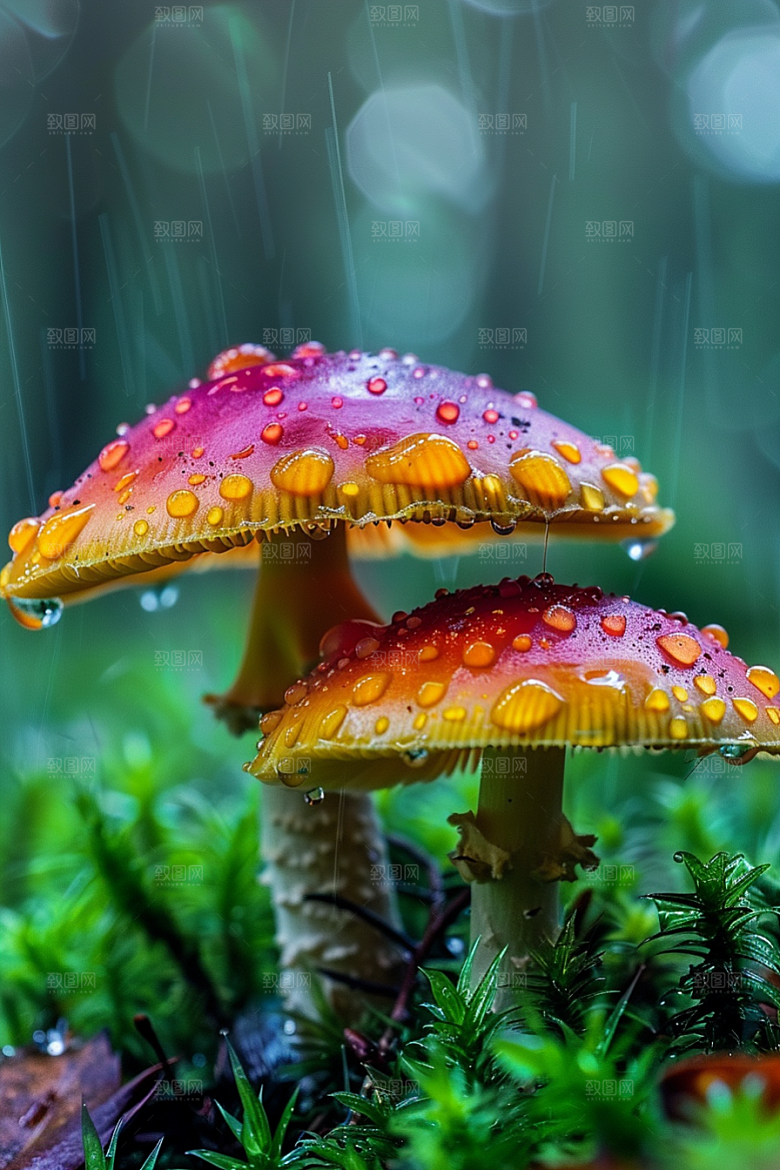 蘑菇美味清新摄影图