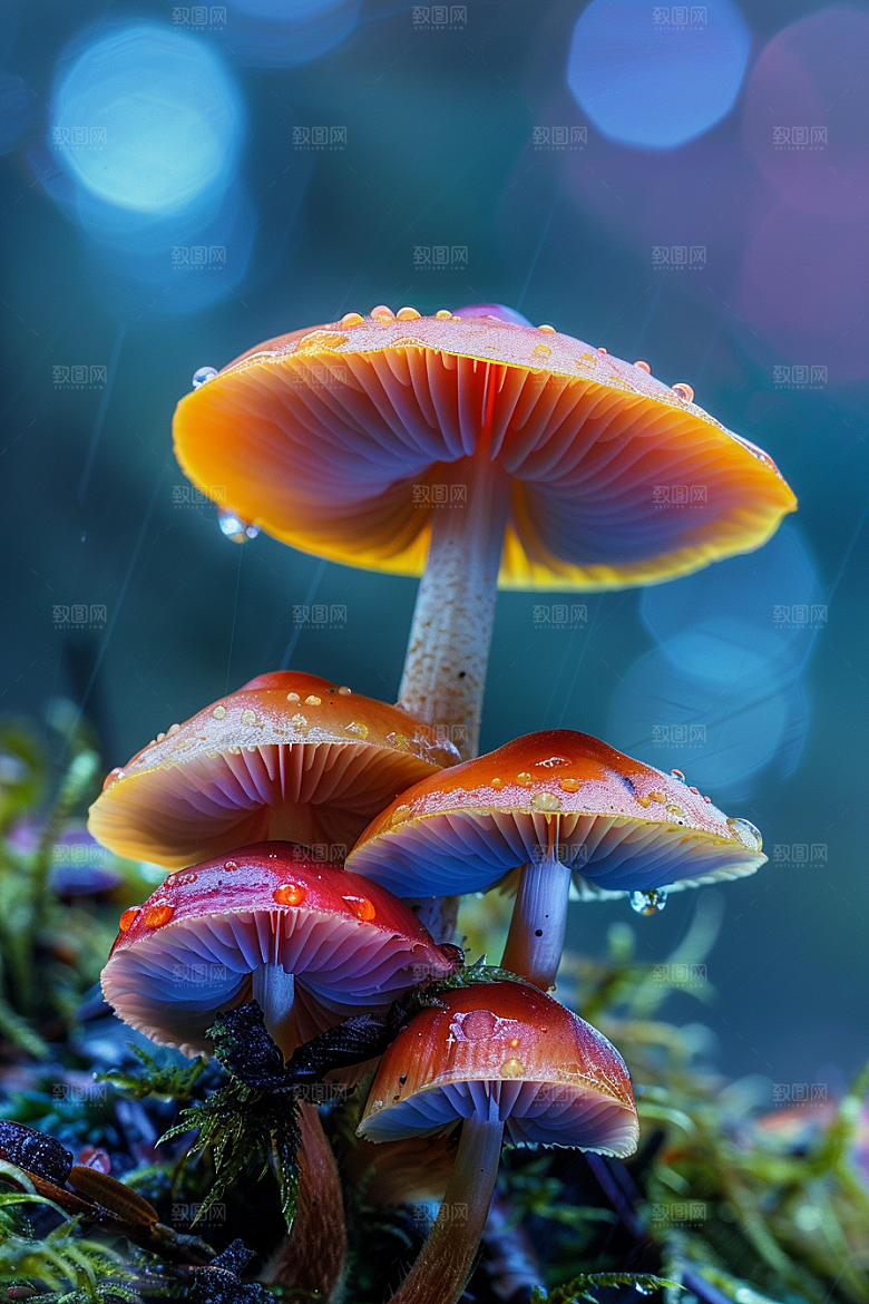 蘑菇食材自然摄影图