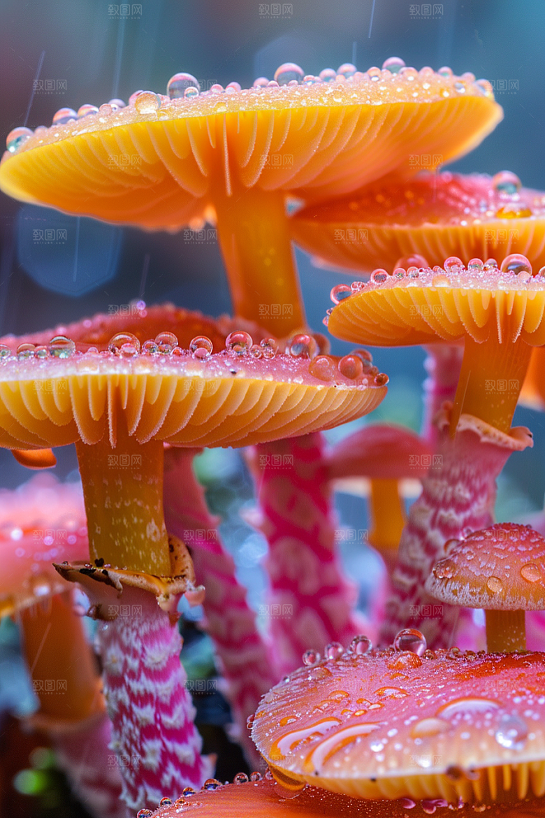 蘑菇清新菌菇摄影图