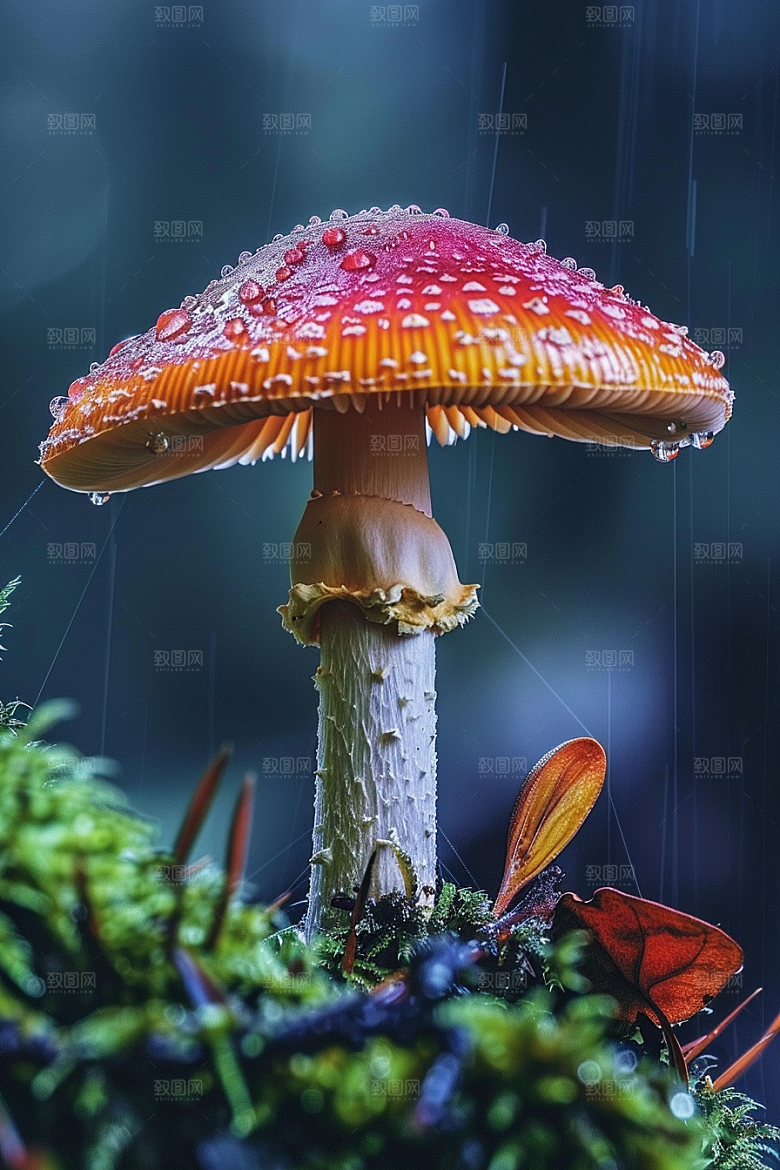 蘑菇食材自然摄影图