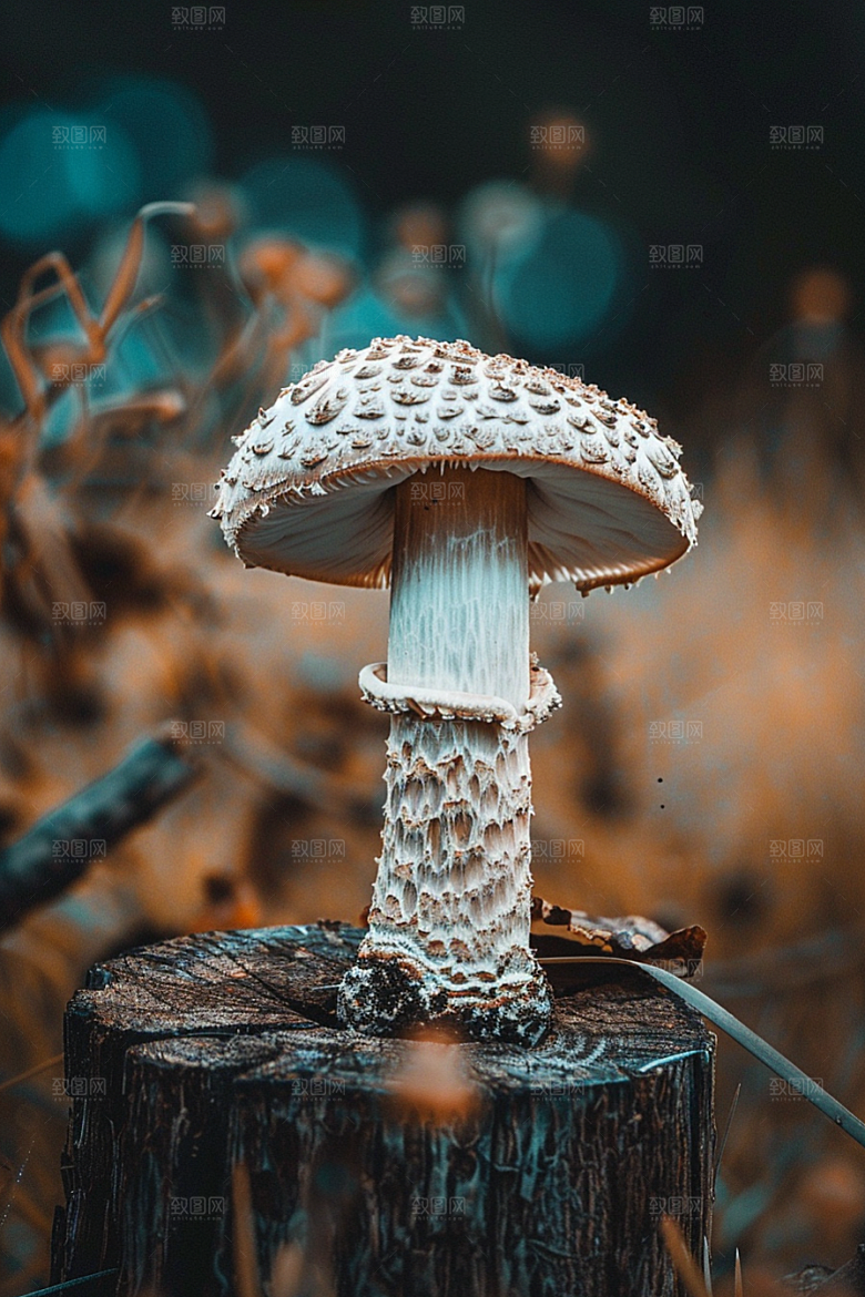 蘑菇清新鲜美摄影图