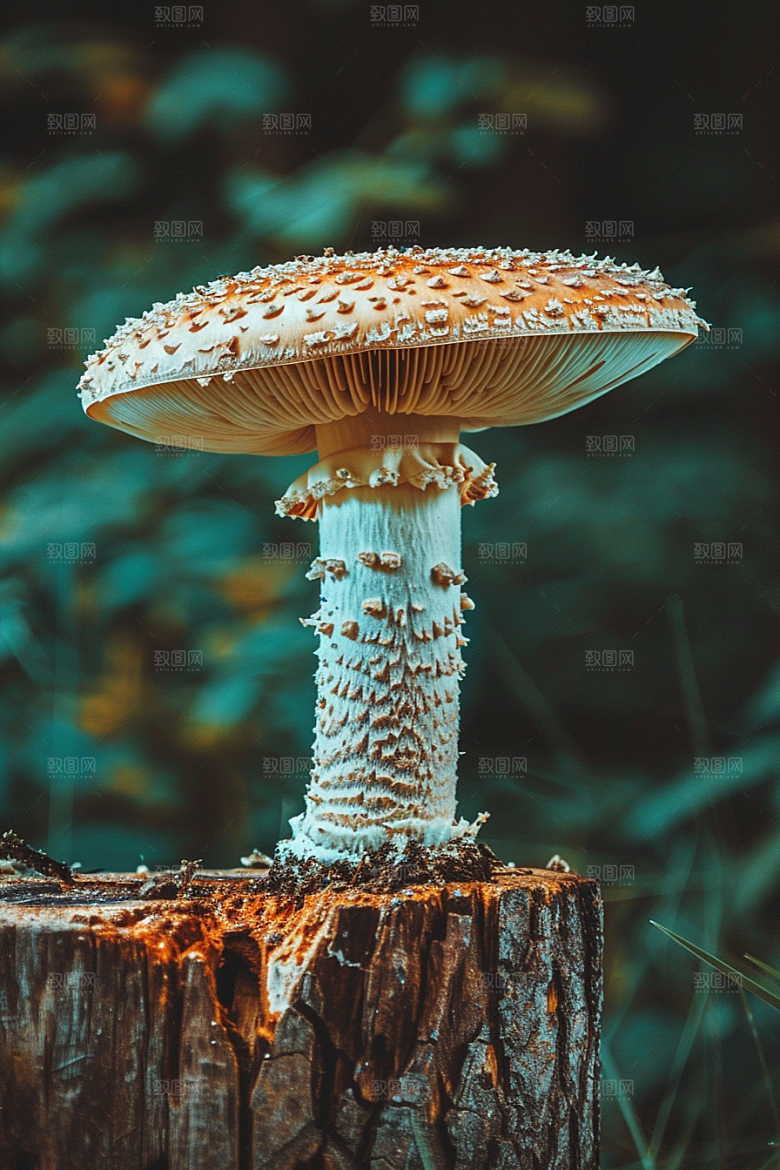 蘑菇山林菌子摄影图