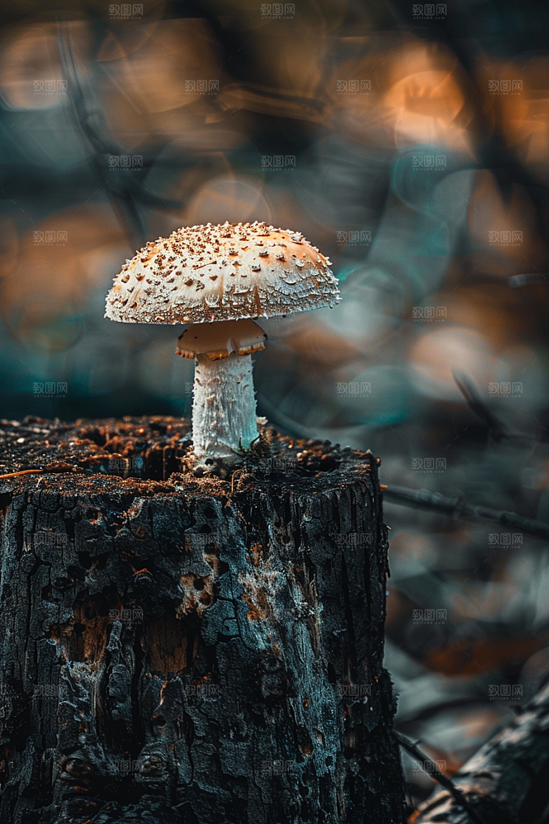 蘑菇鲜美自然摄影图