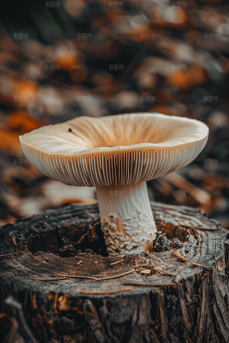 蘑菇树林山林摄影图