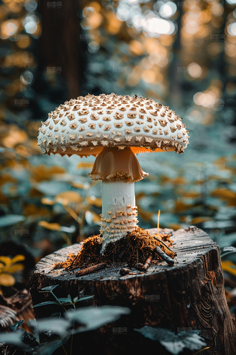 蘑菇树林云南摄影图