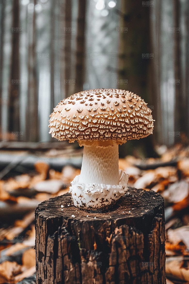蘑菇清新食材摄影图