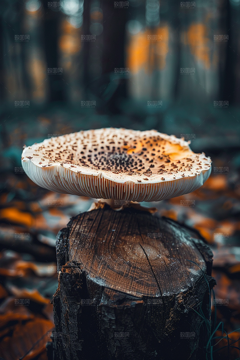 蘑菇树林云南摄影图