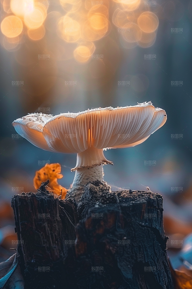 蘑菇食材高清摄影图