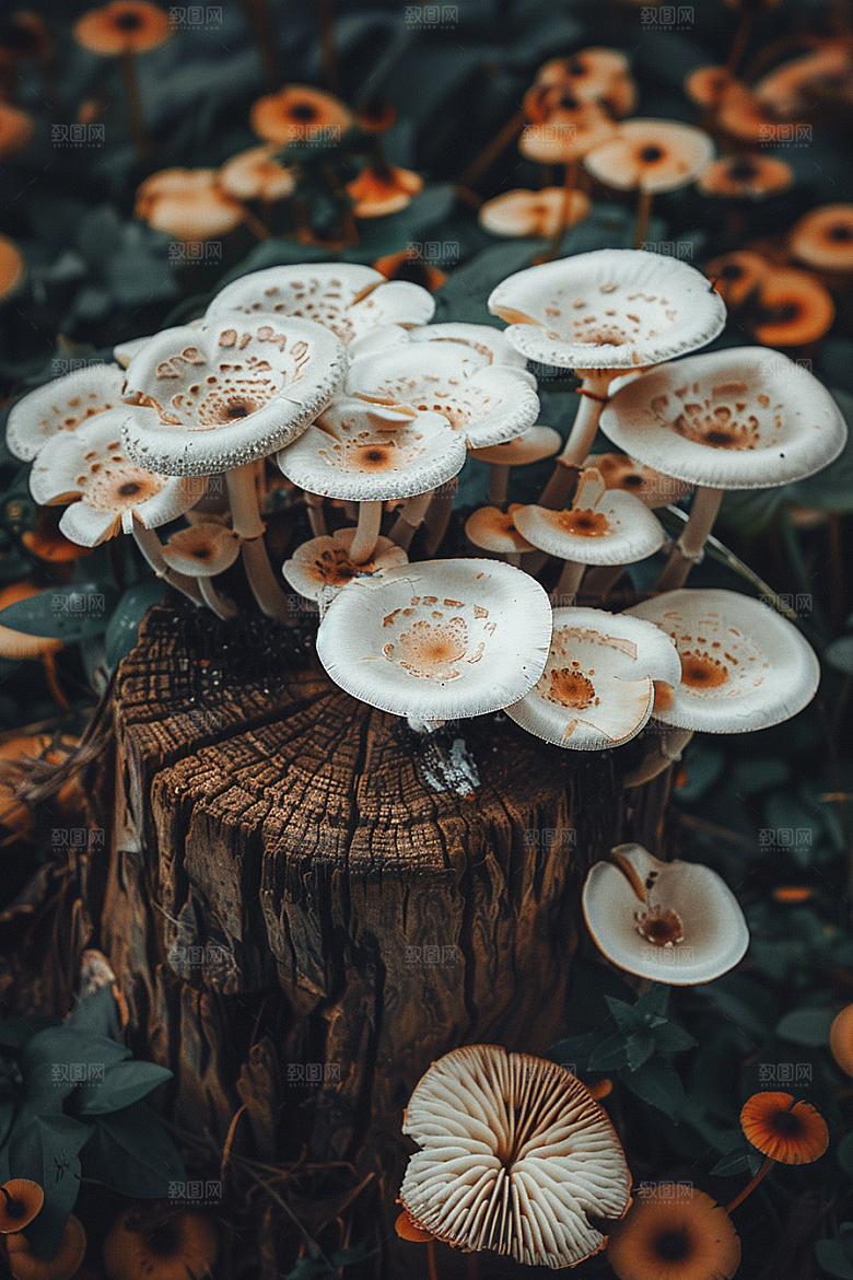 蘑菇山珍高清摄影图