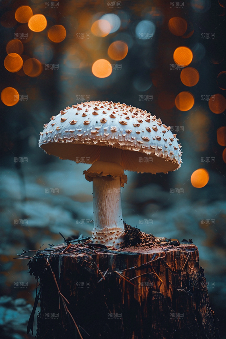 蘑菇山林云南摄影图