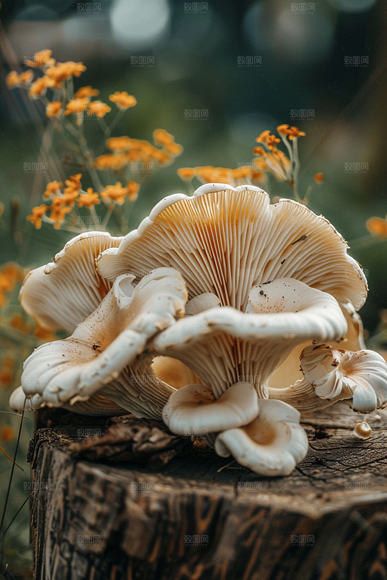 蘑菇山林美味摄影图