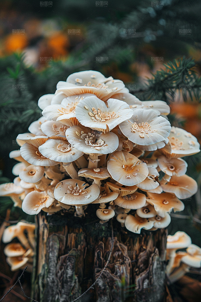 蘑菇鲜美山林摄影图