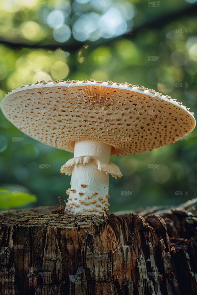 蘑菇清新食材摄影图