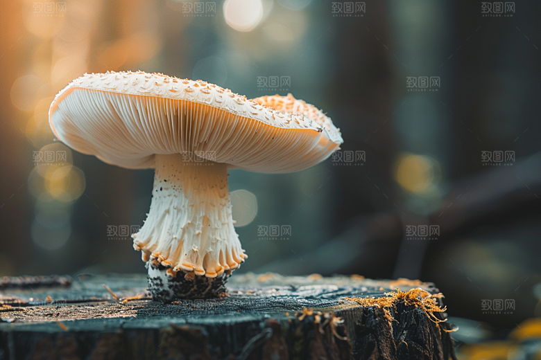 蘑菇菌菇雨后摄影图