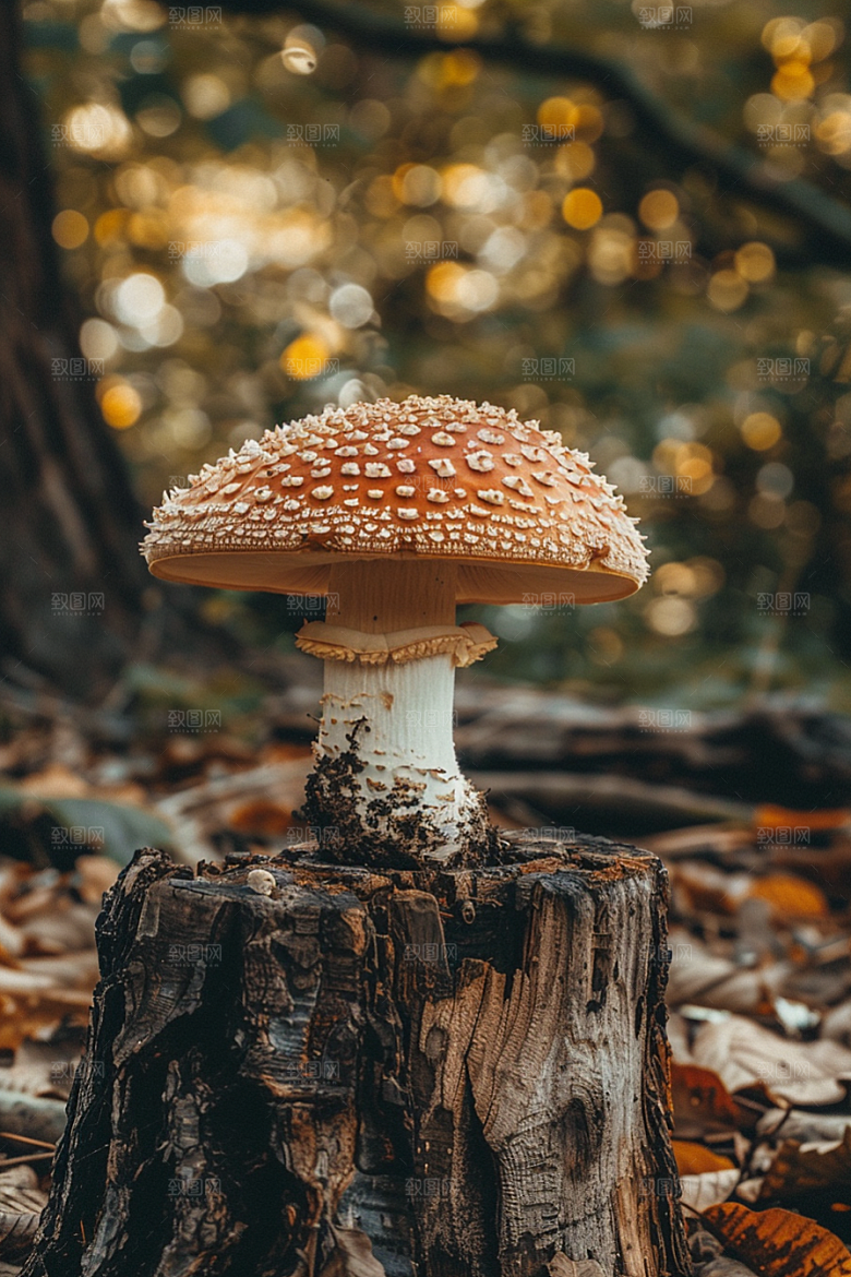 蘑菇雨后云南摄影图