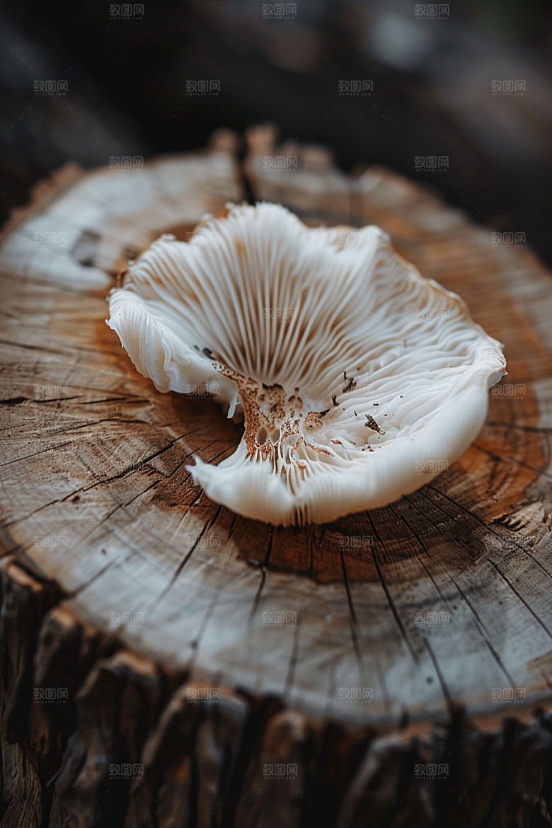 蘑菇树林山珍摄影图