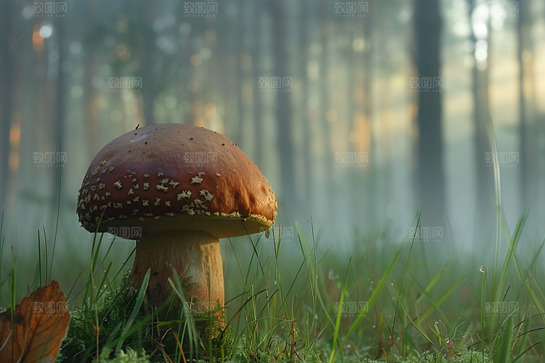 蘑菇新鲜山林摄影图