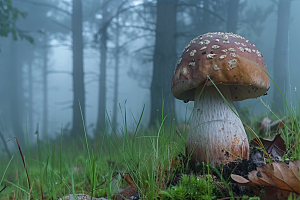 蘑菇菌菇清新摄影图