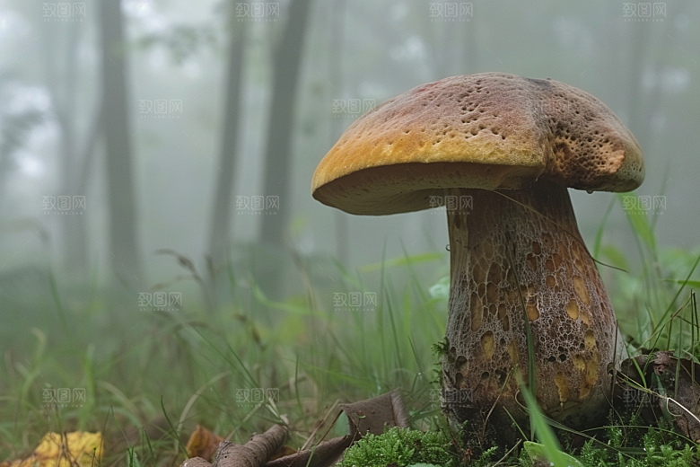 蘑菇清新菌菇摄影图