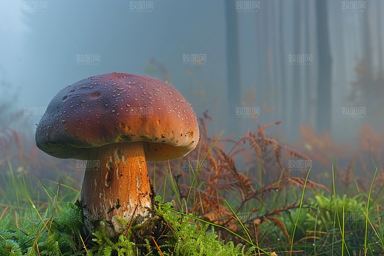 蘑菇云南清新摄影图