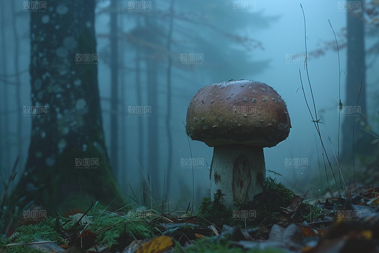 蘑菇新鲜山林摄影图