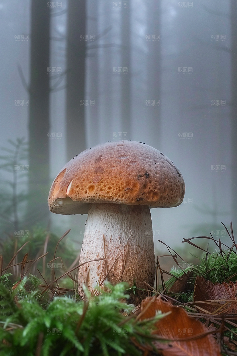 蘑菇美味清新摄影图