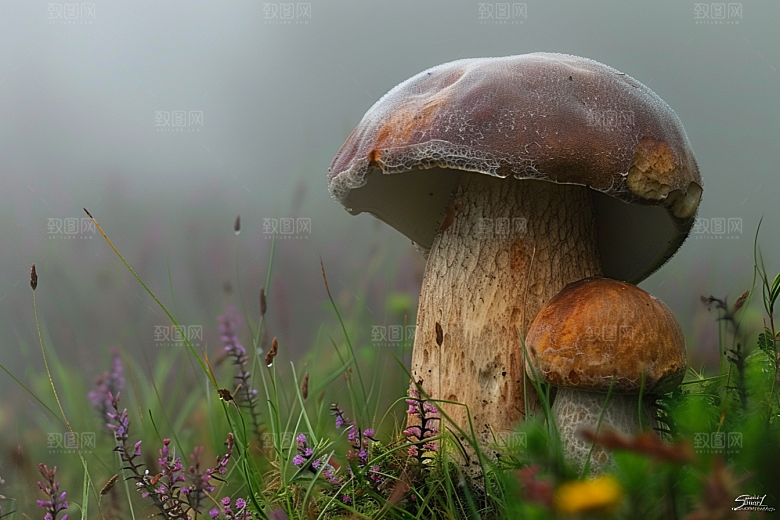 蘑菇自然鲜美摄影图