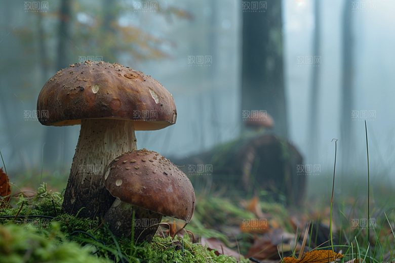 蘑菇菌菇食材摄影图
