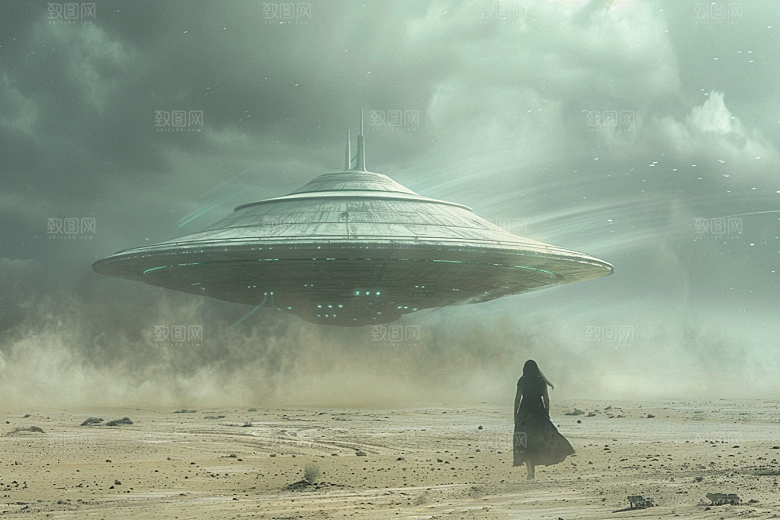 末日飞船废土风宇宙游戏原画