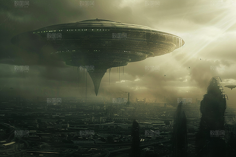 末日飞船暗黑宇宙游戏原画
