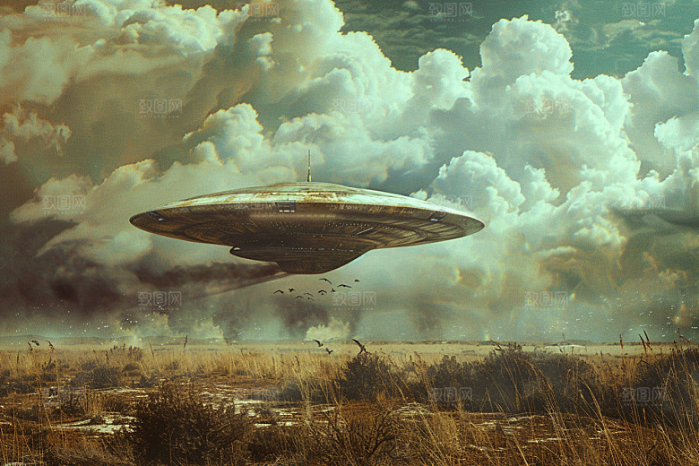 末日飞船太空宇宙游戏原画