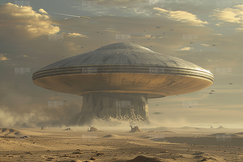末日飞船暗黑太空游戏原画