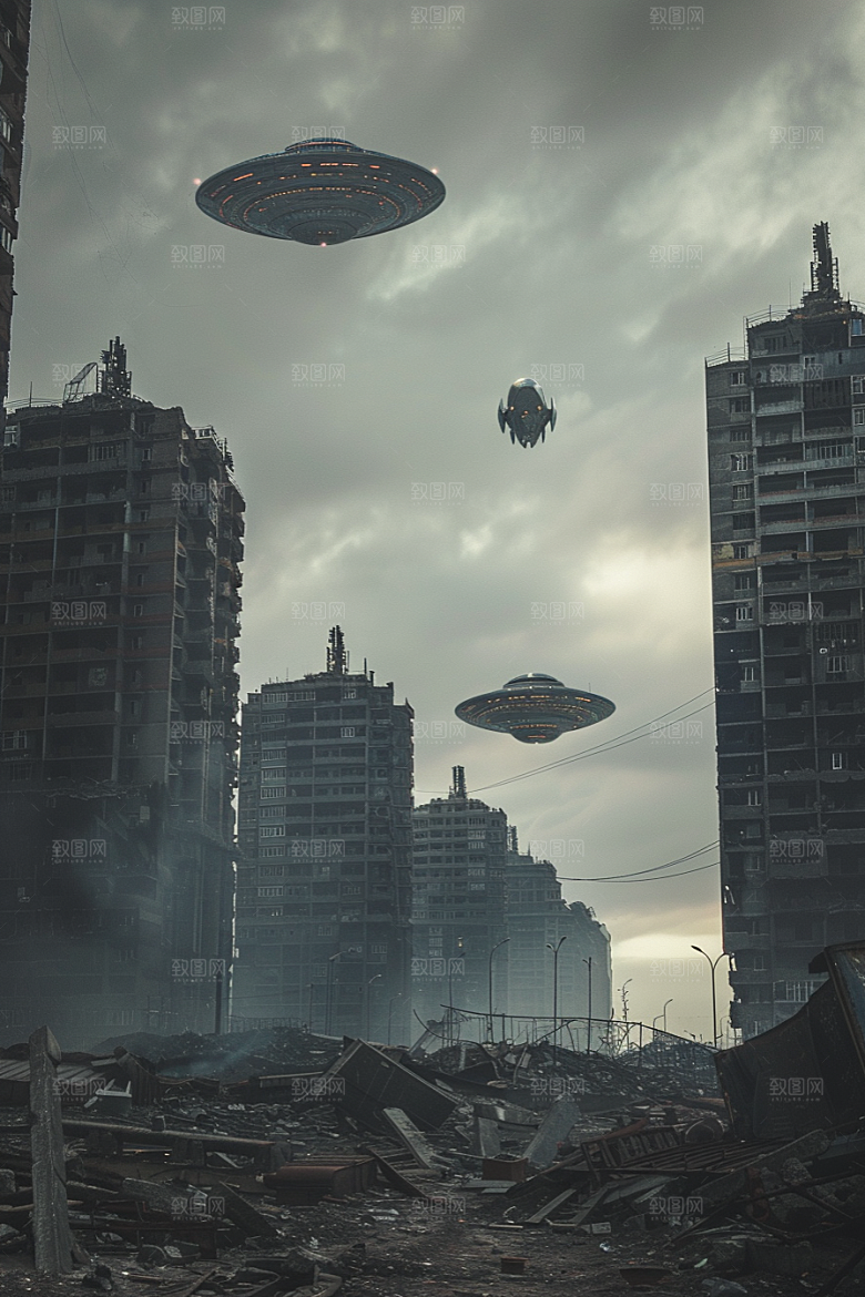 末日飞船世界末日宇宙游戏原画